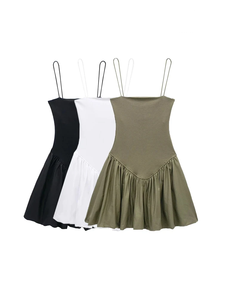 Popelin-mini Iria Dress Mit Puffrmeln for Women Day to Night Outfit