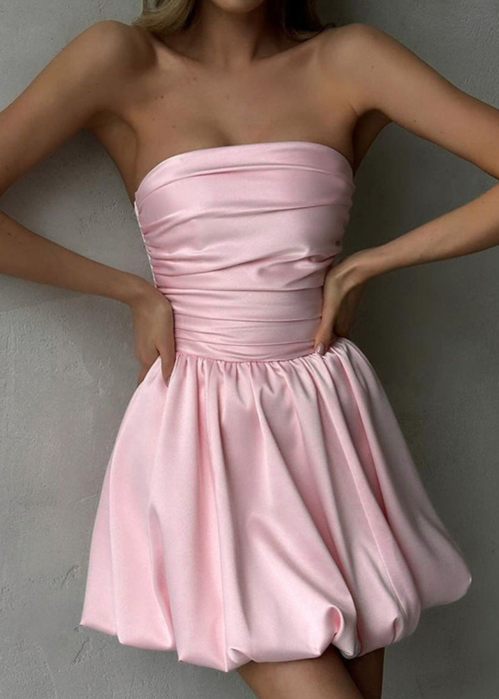 Strapless Celeste Bubble Mini Dress