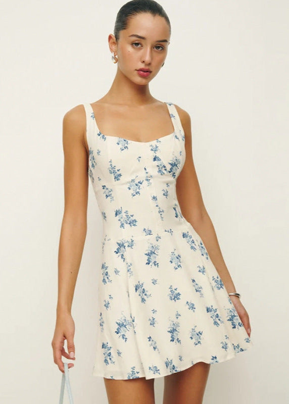 Elowen Botanical Fit & Flare Mini Dress
