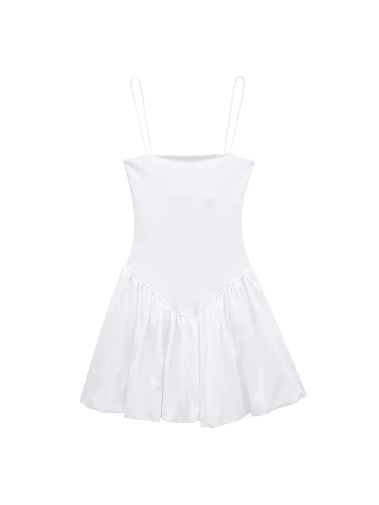 Popelin-mini Iria Dress Mit Puffrmeln for Women Day to Night Outfit