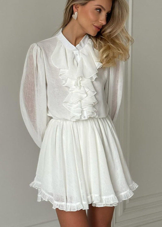 Charm Parisian Ruffled Mini Dress