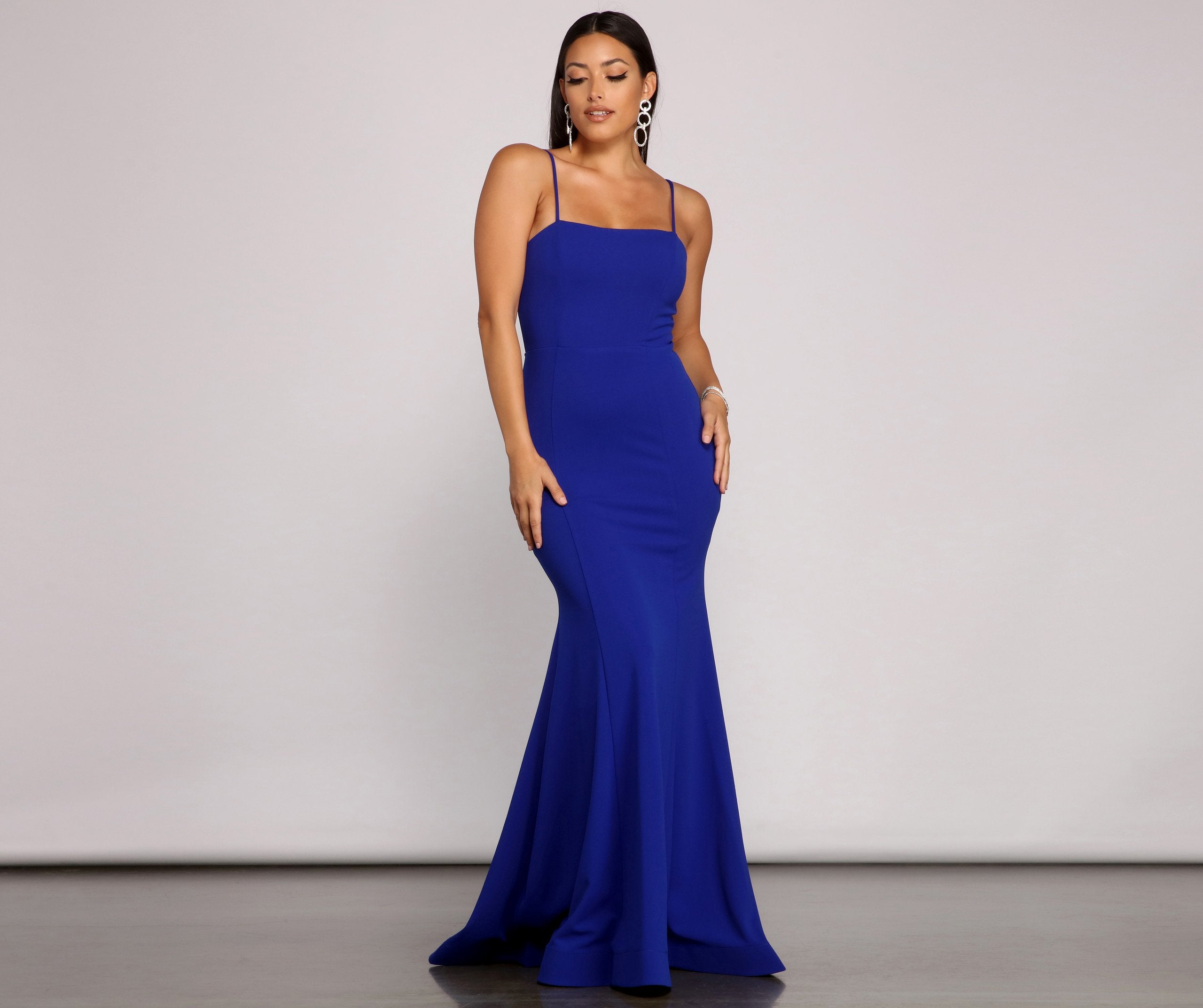 Leighton Stylish Lace Up Crepe Dress