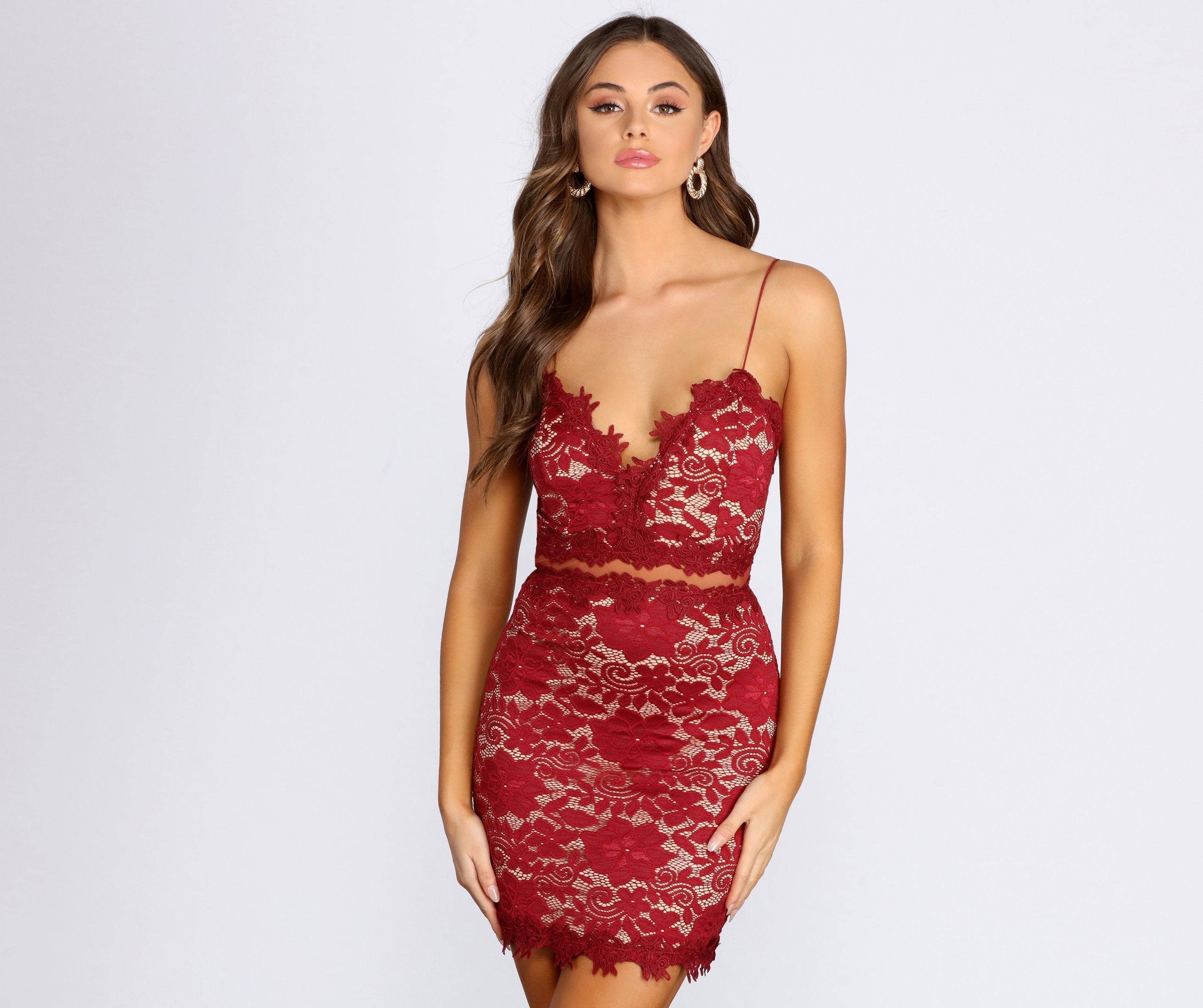 Chic Crochet Mini Dress