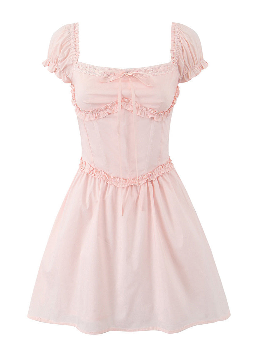Off Am��lie Shoulder Corset Mini Dress