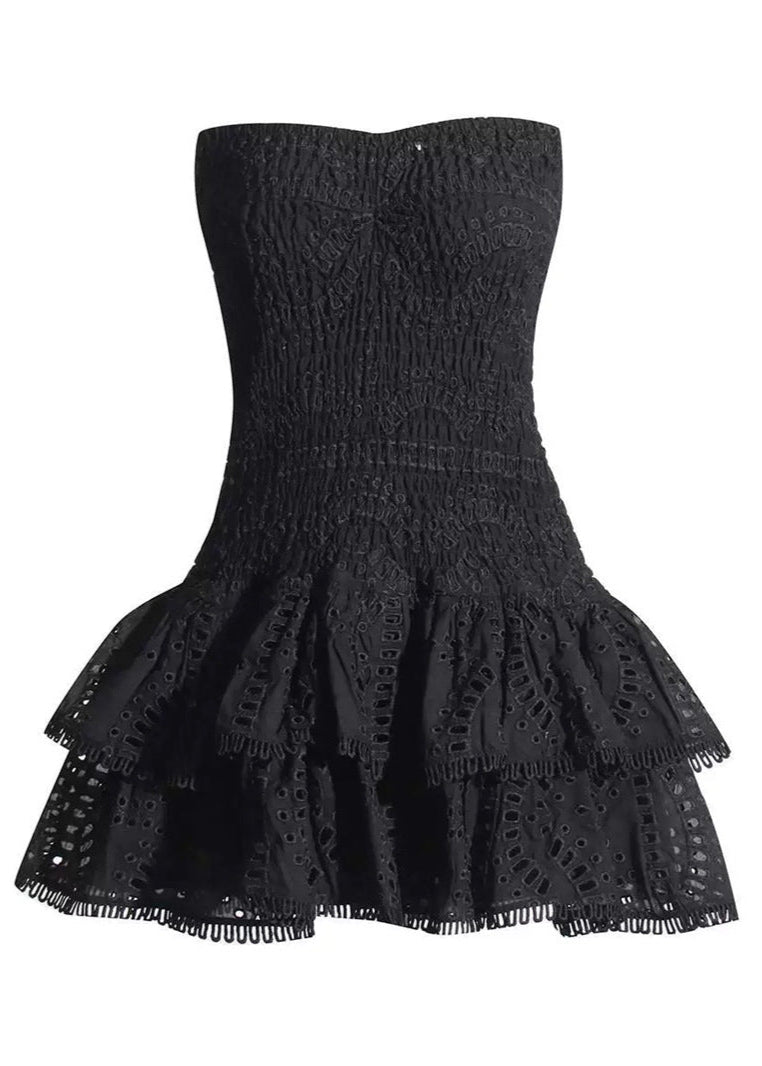 Smocked Santorini Strapless Mini Dress