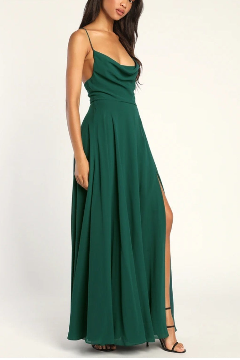 Sexy Halter Backless Maxi Elegant Dress
