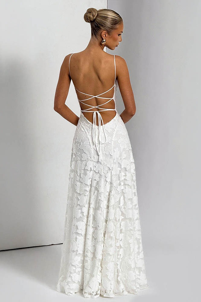 Backless Edition Chiffon Maxi Dress