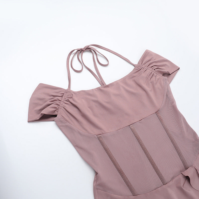 Mini Galvin Dress Khaki