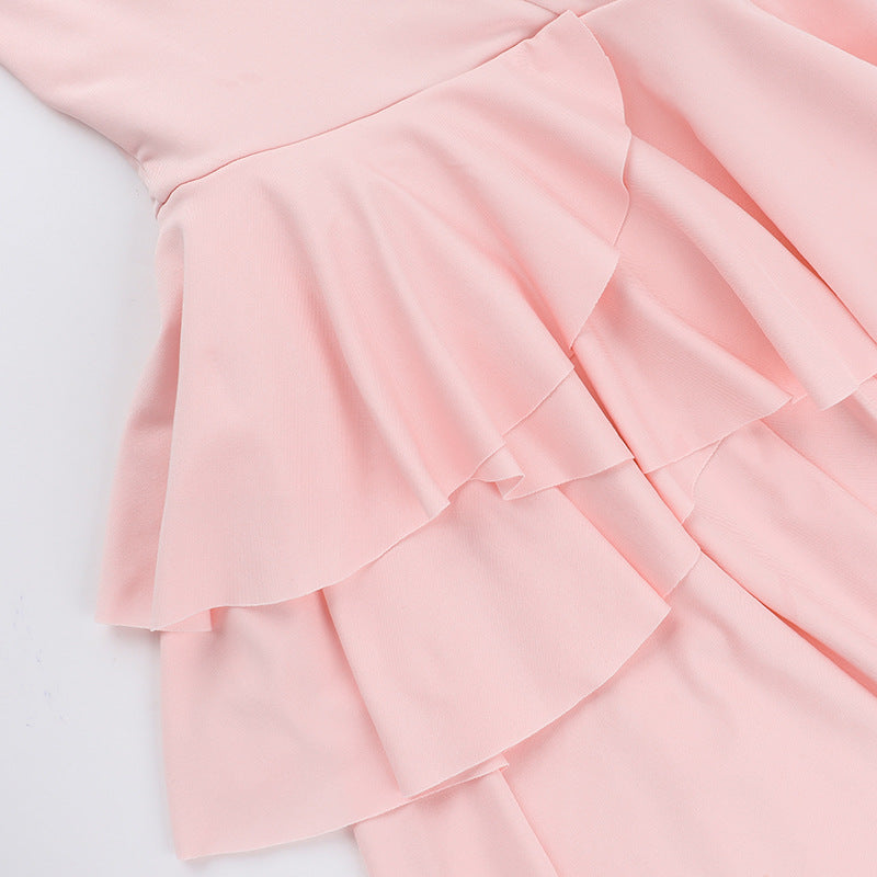 Side Sunny Mini Dress Pink