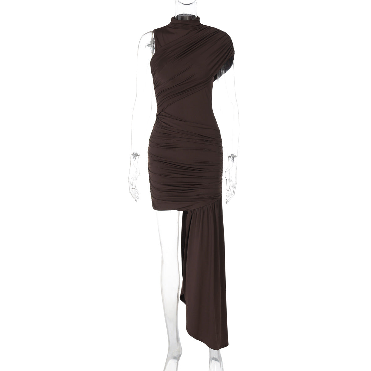 Mini Gema Dress Brown