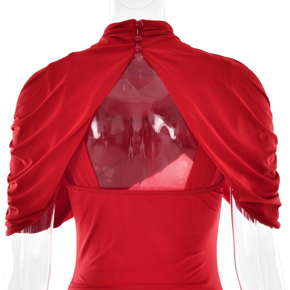 Midi Deardorff Dress Red