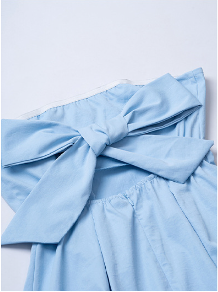 Mini Bucco Dress Light blue