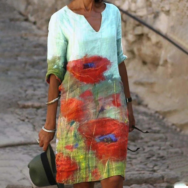 Maximiliana Timeless and Refined Summer Dress for Women Stylish Outfit