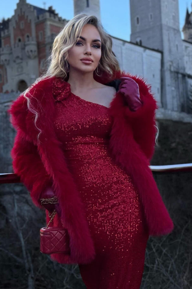 Sequin Loretta Midi Dress