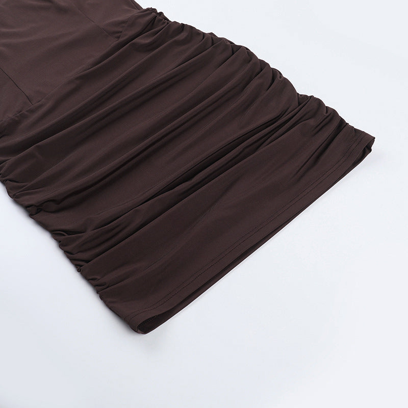 Mini Castro Dress Brown