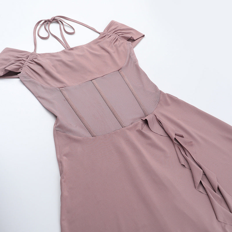 Mini Galvin Dress Khaki
