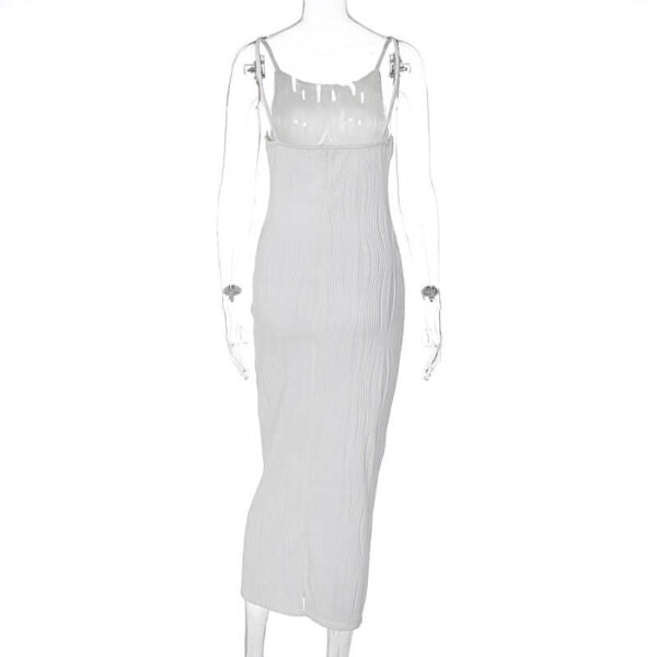 Midi Blair Dress White
