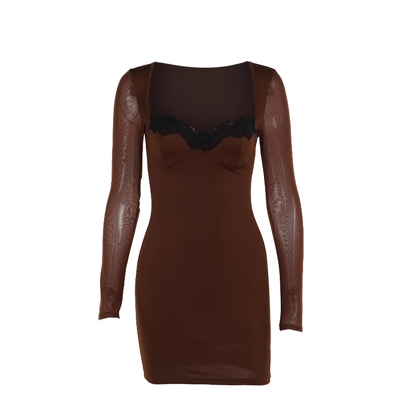 Mini Connie Dress Brown