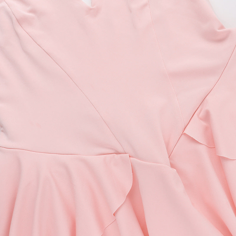 Side Sunny Mini Dress Pink