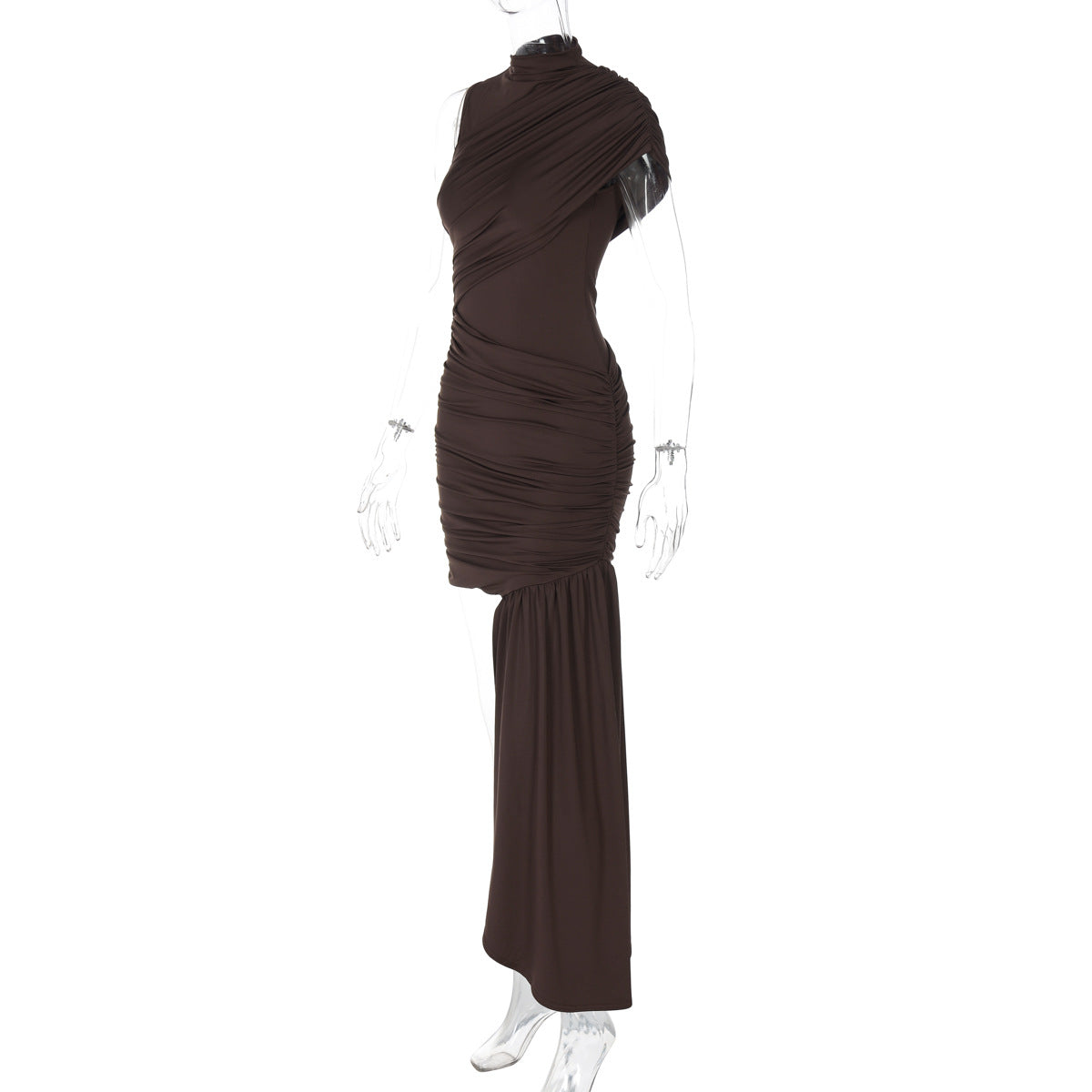 Mini Gema Dress Brown