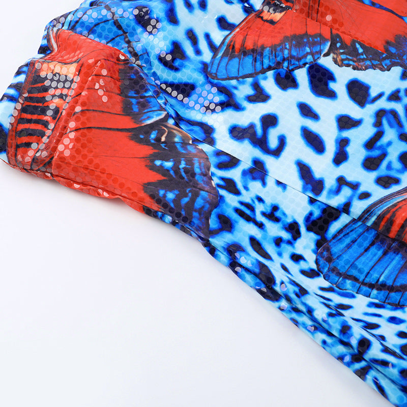 Mini Carlini Dress Blue
