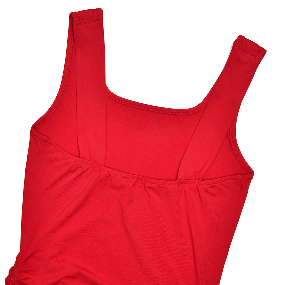 Midi Deardorff Dress Red