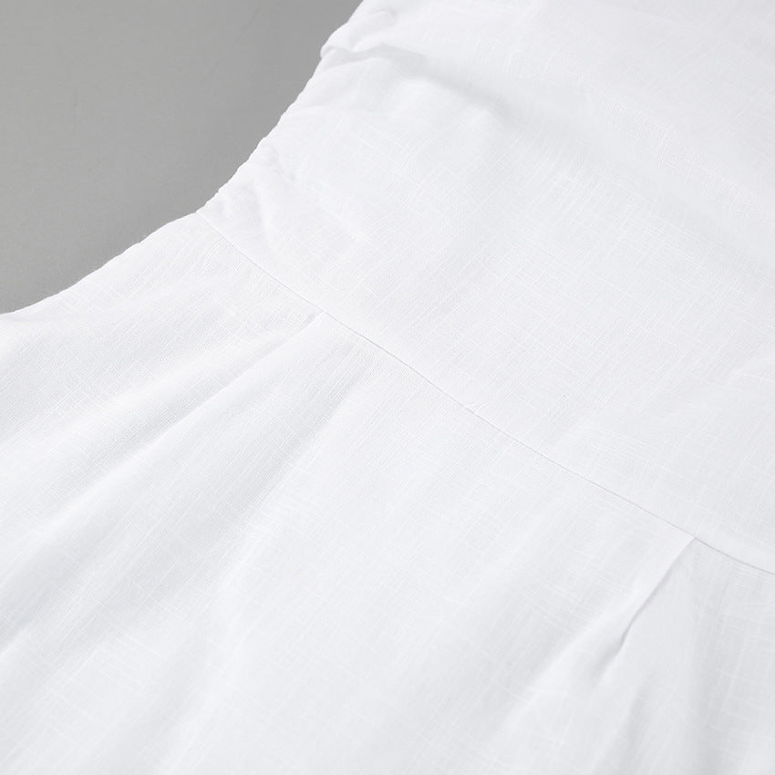 Babe Greece Mini Dress White