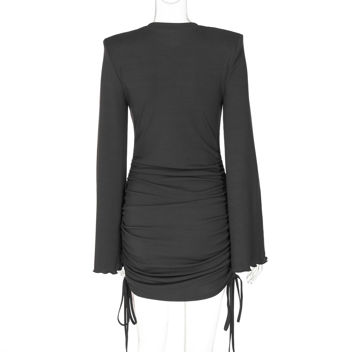 El Bell Mini Dress Grey