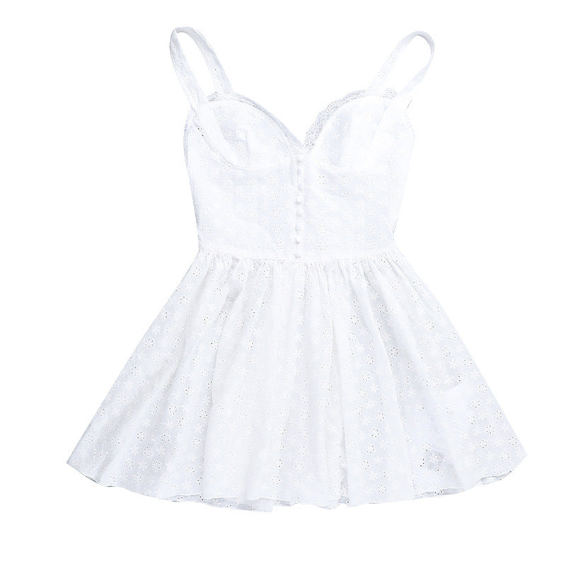 Mini Staze Dress White