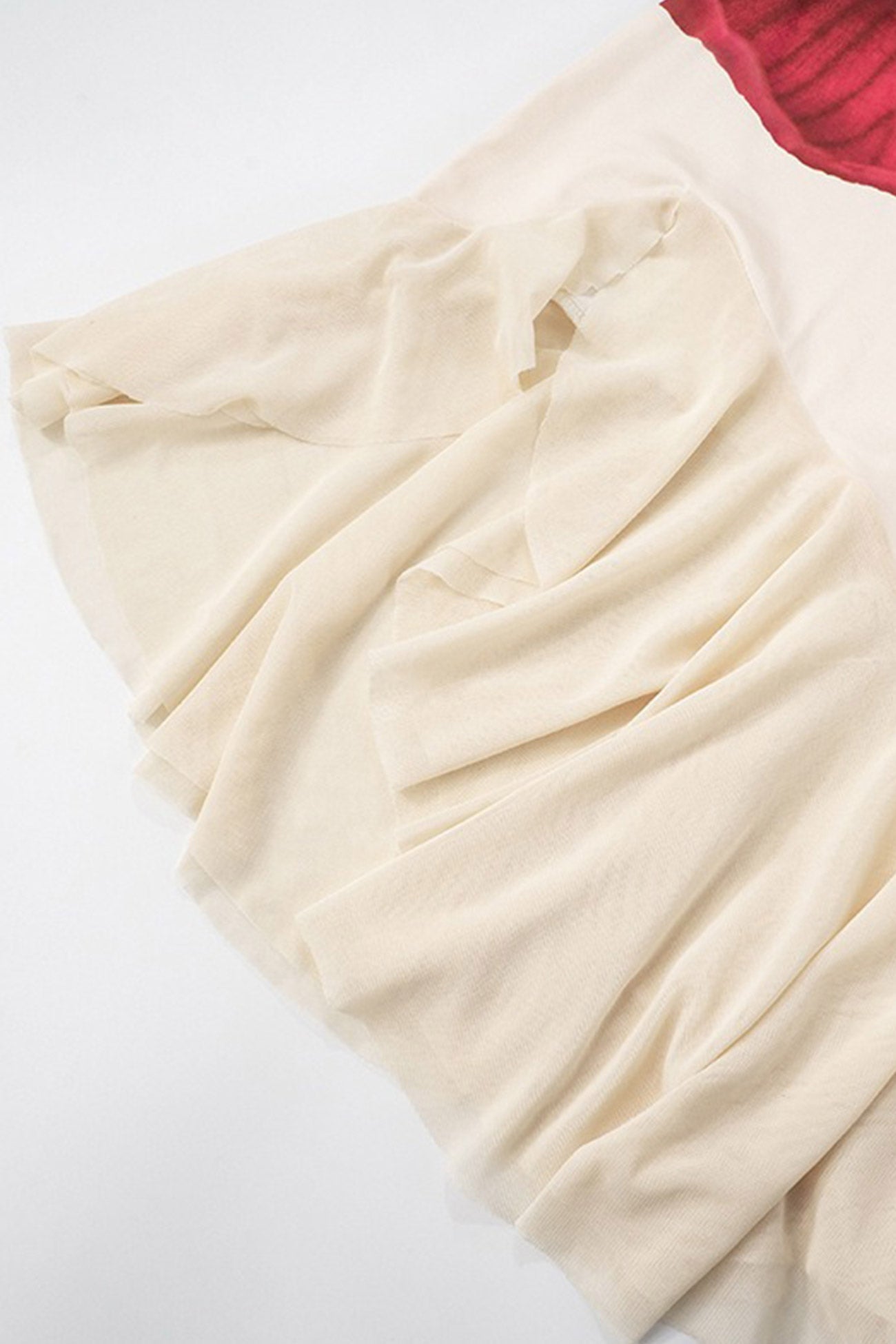 Bloom Slop Shoulder Ruffle Mini Dress