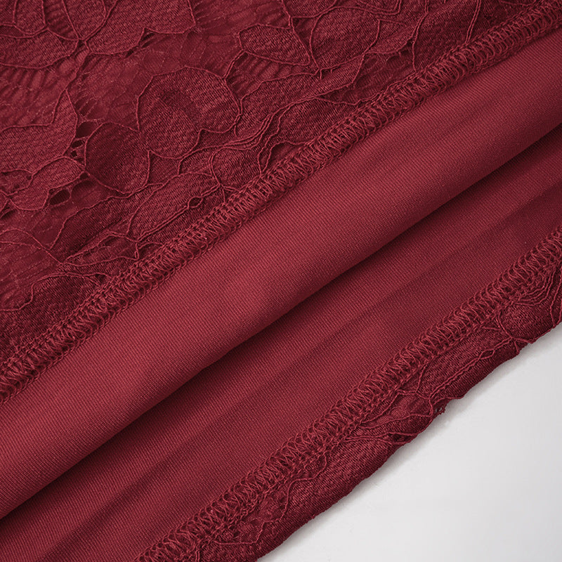 Mini Ingram Dress Maroon