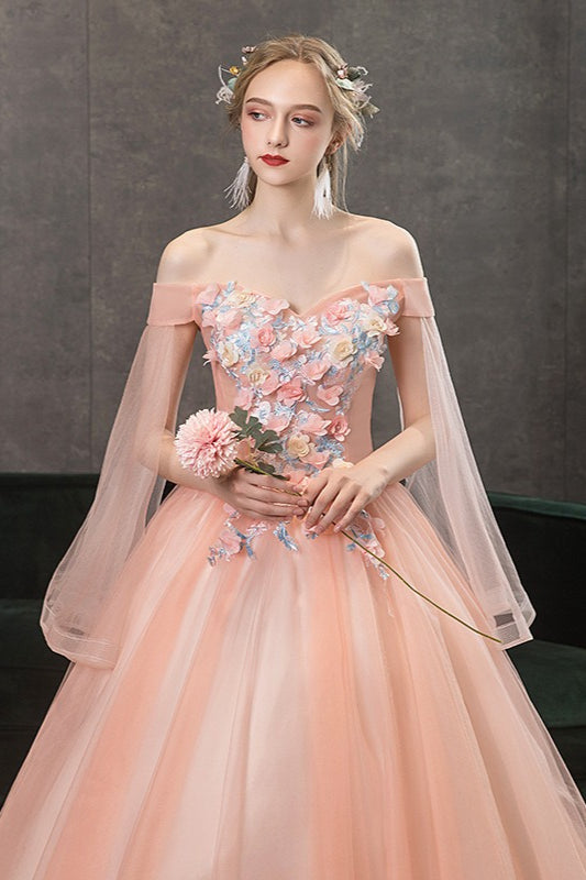 Tulle Royal ALine Prom Dress