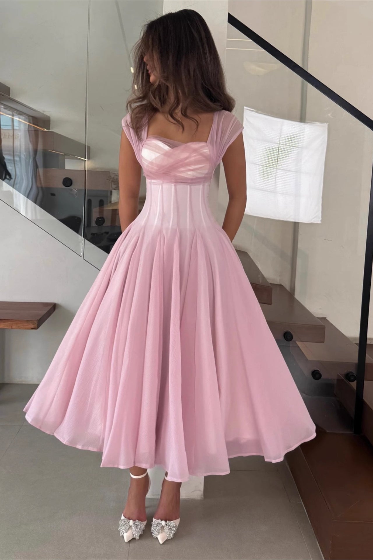 ALine Sweetheart Neckline Prom Dress