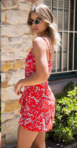 Kathleen Bloom Mini Dress