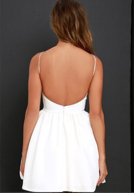 Cotton Marley Pocketed Bubble Dress White