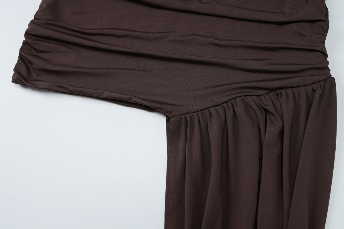 Mini Gema Dress Brown