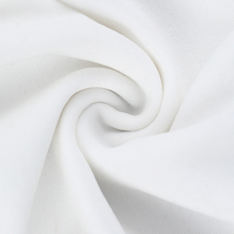 Off Frostene Shoulder Mini Dress White