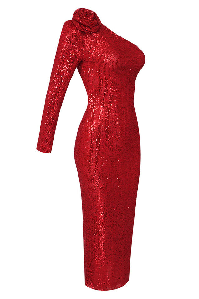 Sequin Loretta Midi Dress