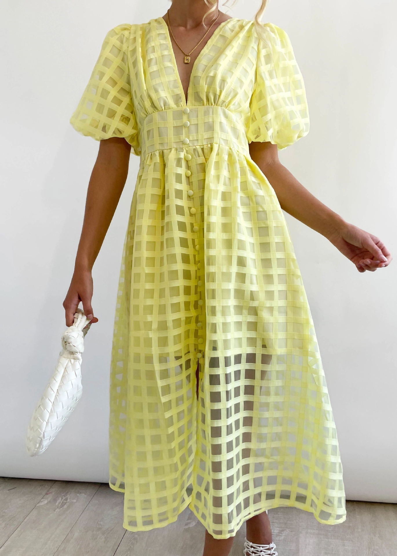 Midi Paradise Dress Yellow