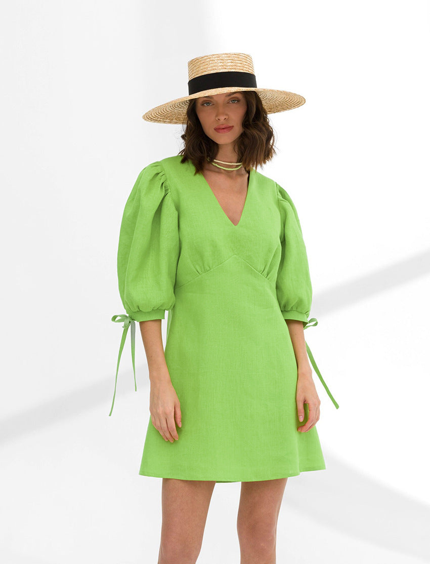 Mini Neptune Dress Green