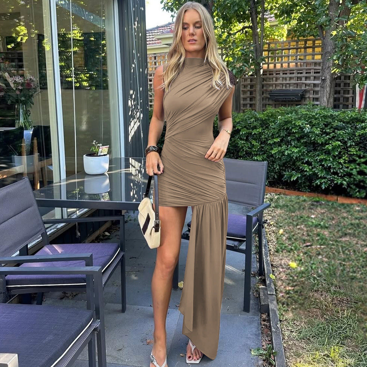 Mini Gema Dress Khaki