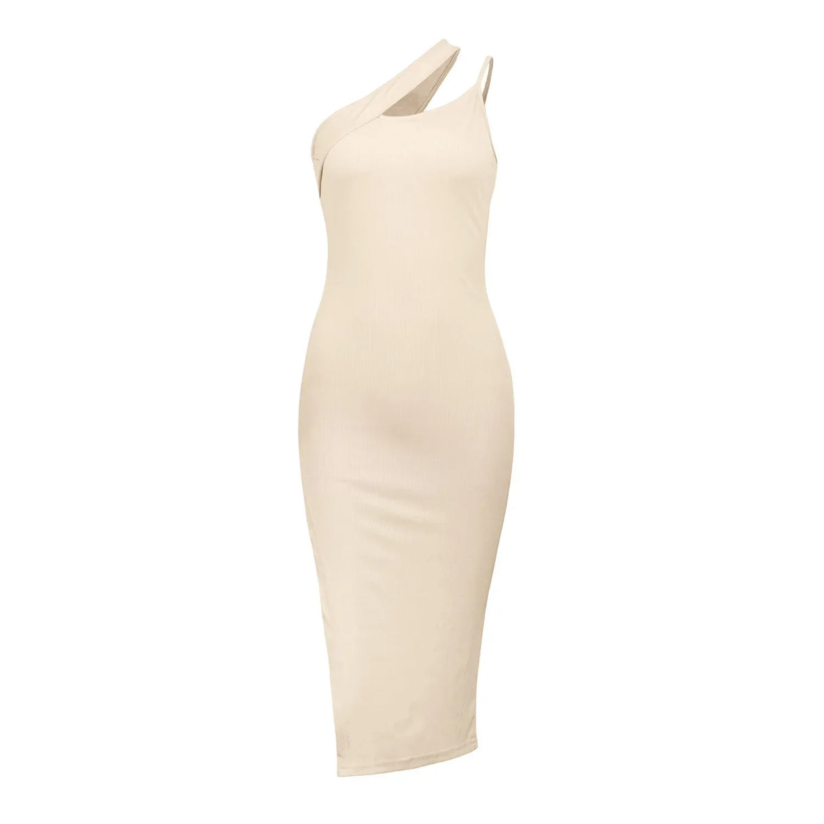 New Slit Oblique Slimming Sophisticated Casual Y2K Midi Dresses
