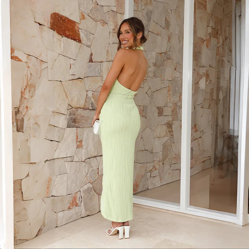 New Highend Slim Long Refined Casual Streetwear Y2K Midi Dresses