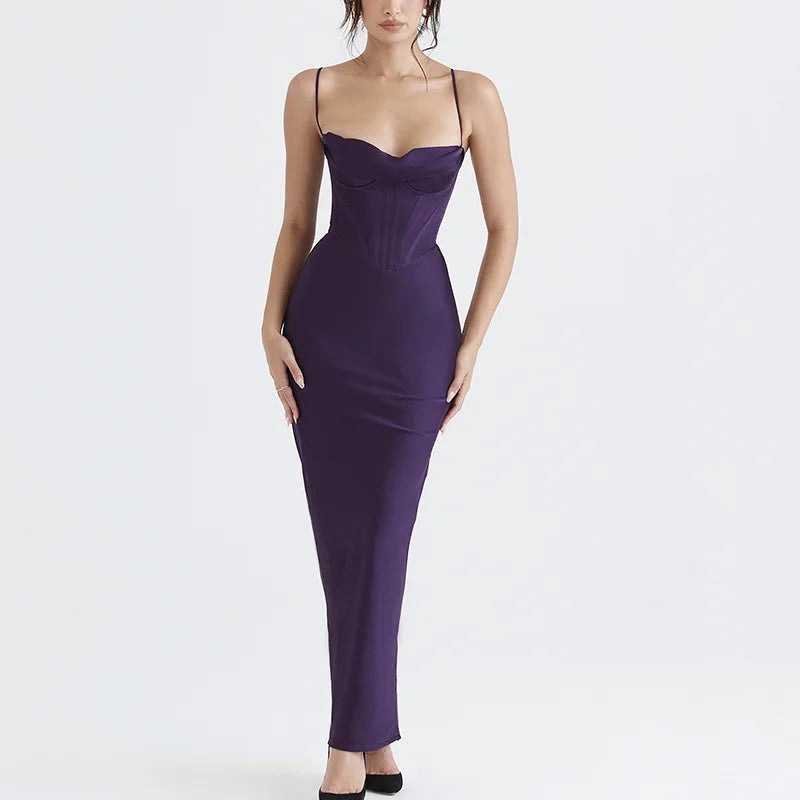 Puss Satin Pleated Graceful Casual Vestidos Midi Dresses