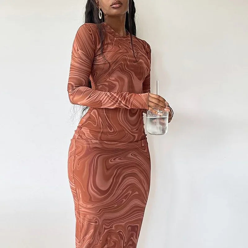 Satin Autumn Winter Refined Birthday Club Fit Midi Dresses