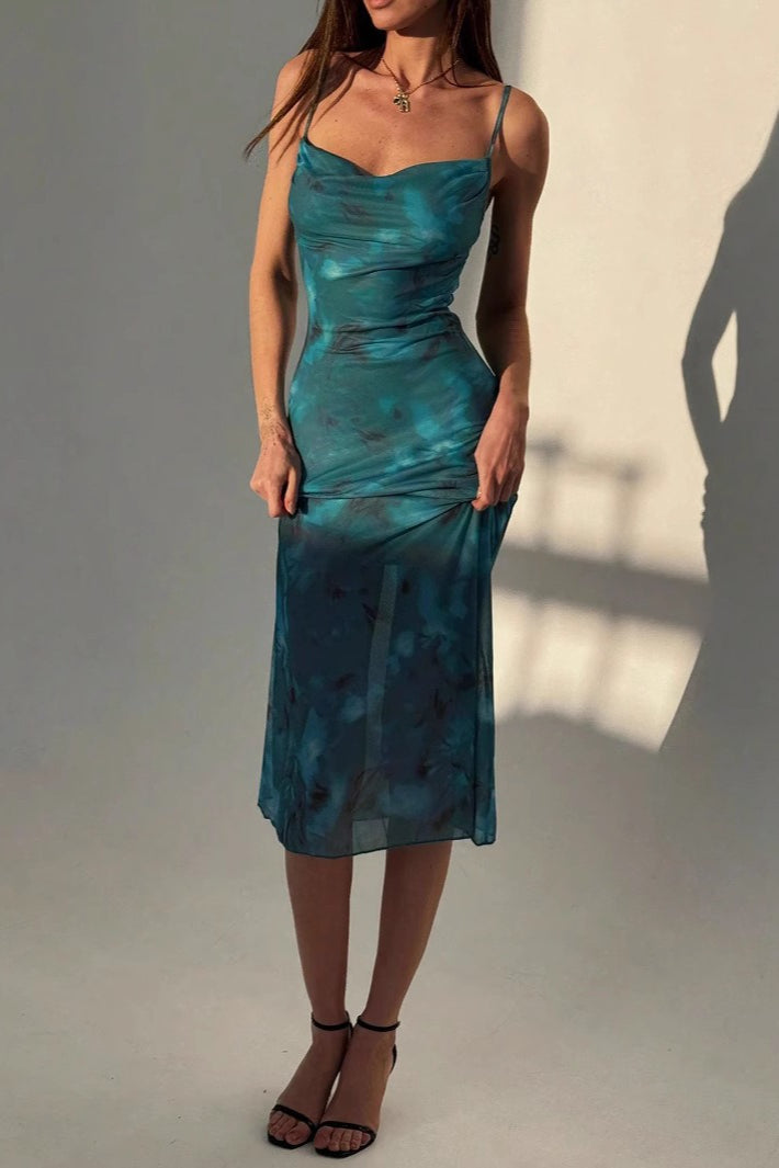 Chic Cami Bodycon Maxi Dress