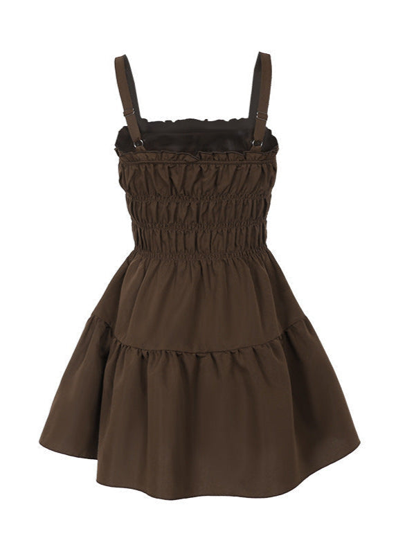 Smocked Savannah TieRed Mini Dress
