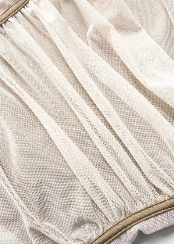 Elegance Asymmetrical Mesh Midi Dress