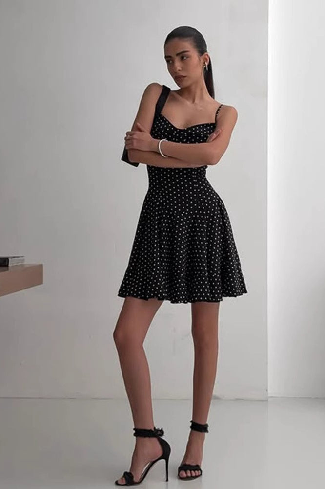 Dot Polka ALine Cami Mini Dress