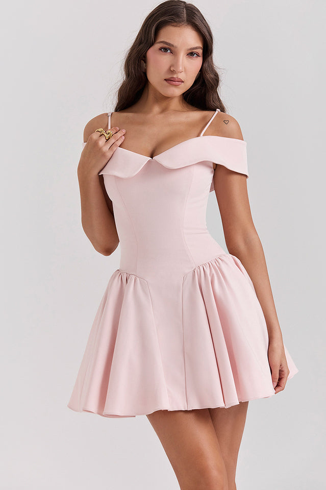 Black Elida Mini Dress